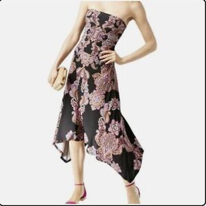 INC Convertible Handkerchief Maxi Skirt to Strapless Midi Dress